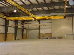 Three Runway Cranes with conductor bar - (Click to Enlarge)